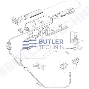Eberspacher Airtronic D5 Air Heater 24v Installation Kit | E5865 | 292119015865 