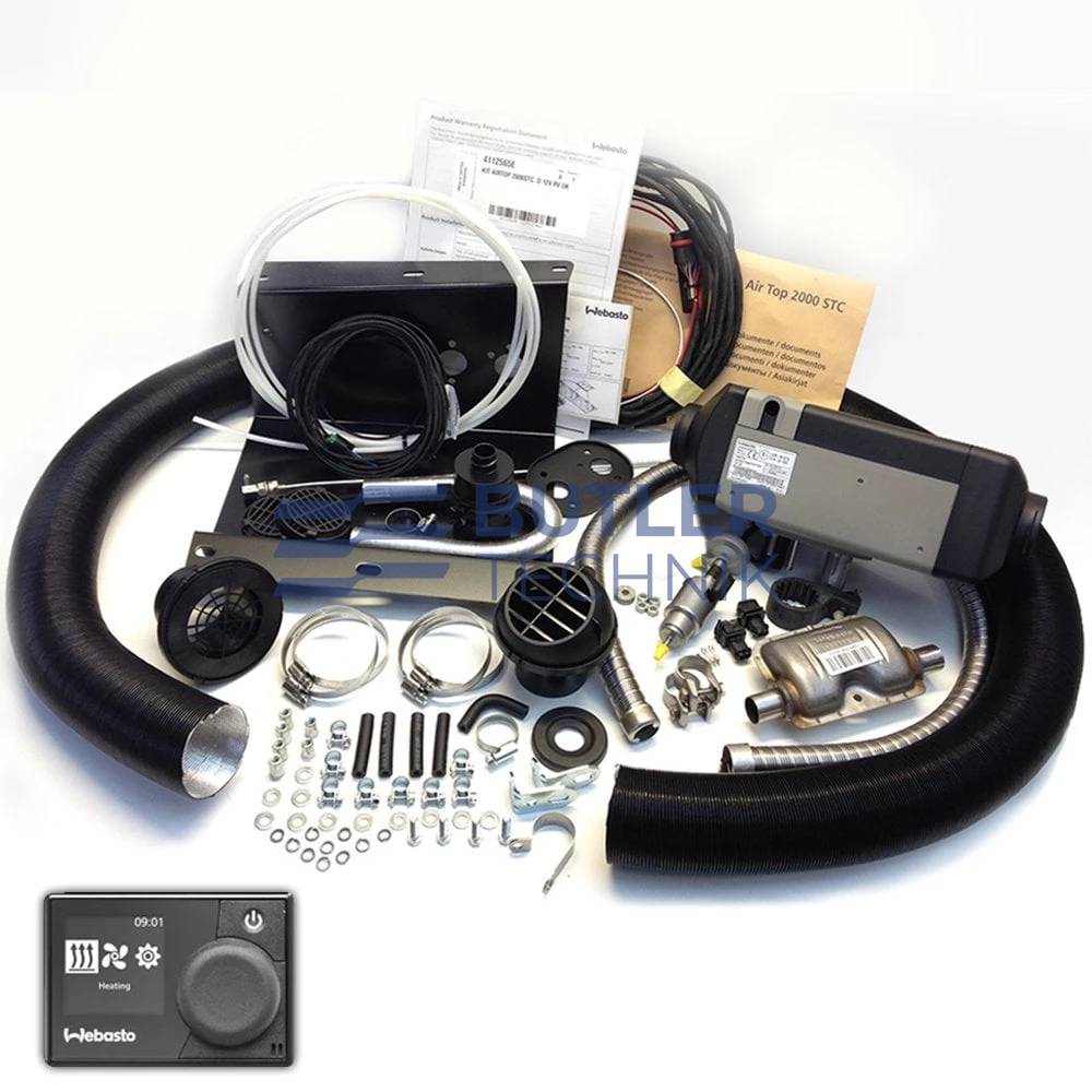 Webasto VW T5 T6 Air Top 2000 STC Diesel Heater External Kit inc Smart Control | 4112565B 