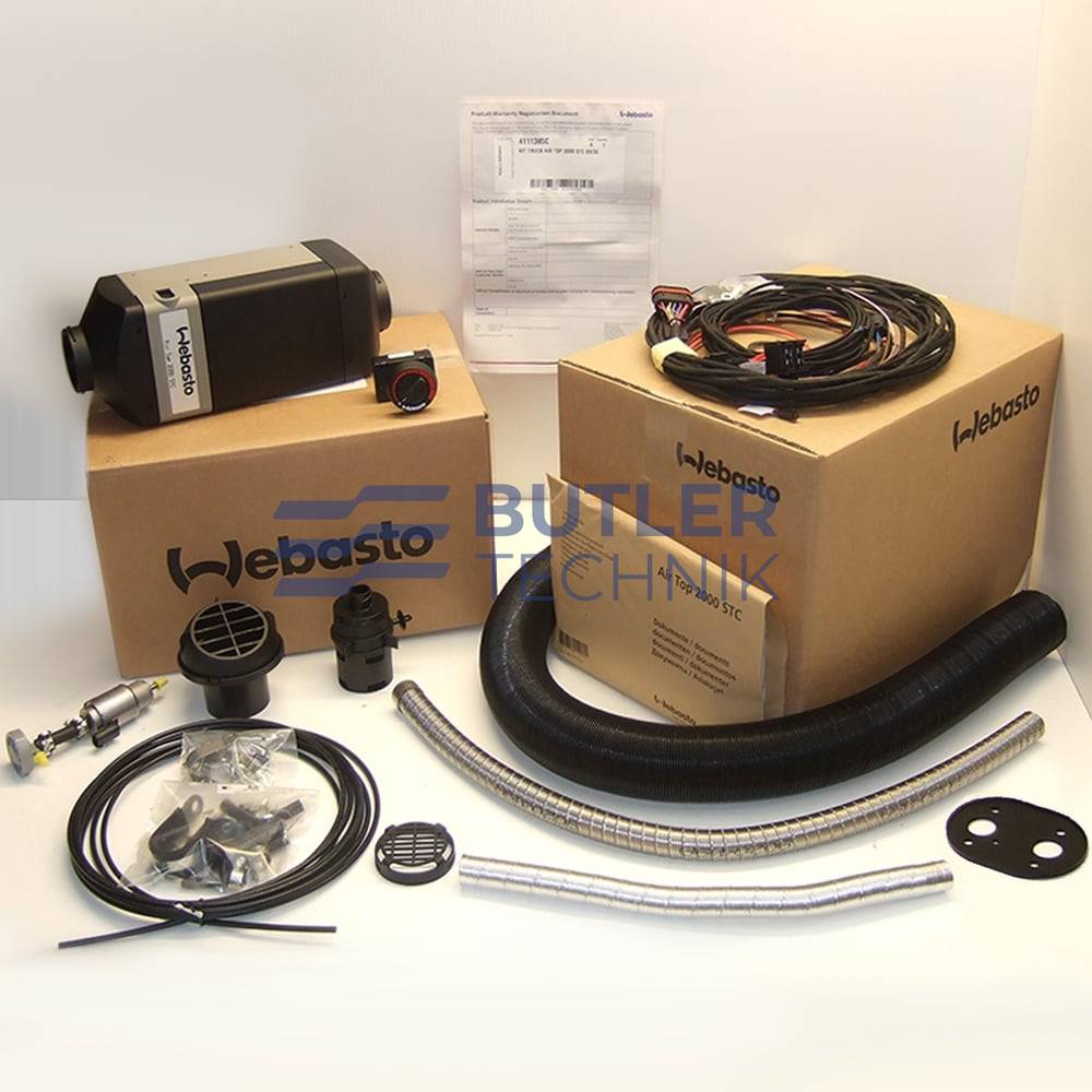 Webasto Air Top 2000 STC heater Diesel single outlet 12v Kit | 4111385C