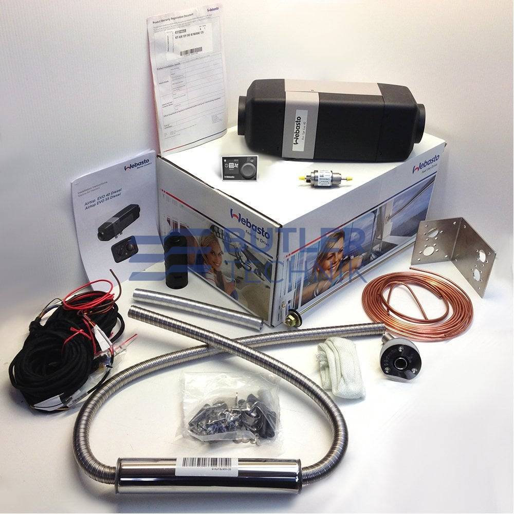 Webasto Air Top EVO 55 Marine Air Heater Kit 5.5kW Diesel 12v | 4118032A 
