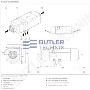 Webasto Air Top EVO55 Petrol 12v Kit | 4111654A 