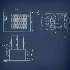 Eberspacher Water Heater exchanger matrix Alize 12v 3.8 kW heat output 