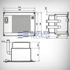 Webasto or Eberspacher water heater exchanger matrix 12v Silencio - 1.7kw  | 12014081 
