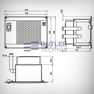 Webasto or Eberspacher water 1.7kw Heat Exchanger matrix 24v 