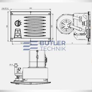 Webasto Kuba 12v - 4.25 kW Water Heat Exchanger 