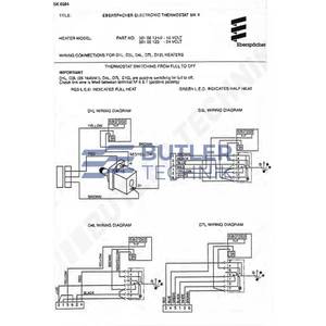 Eberspacher D3L Heater Thermostat 12v | 30100132 | 29.2100.30.0132 