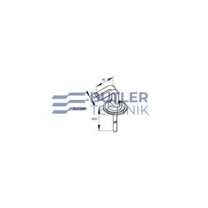 Eberspacher heater double fuel standpipe 6 x 600mm long | 251226894000 