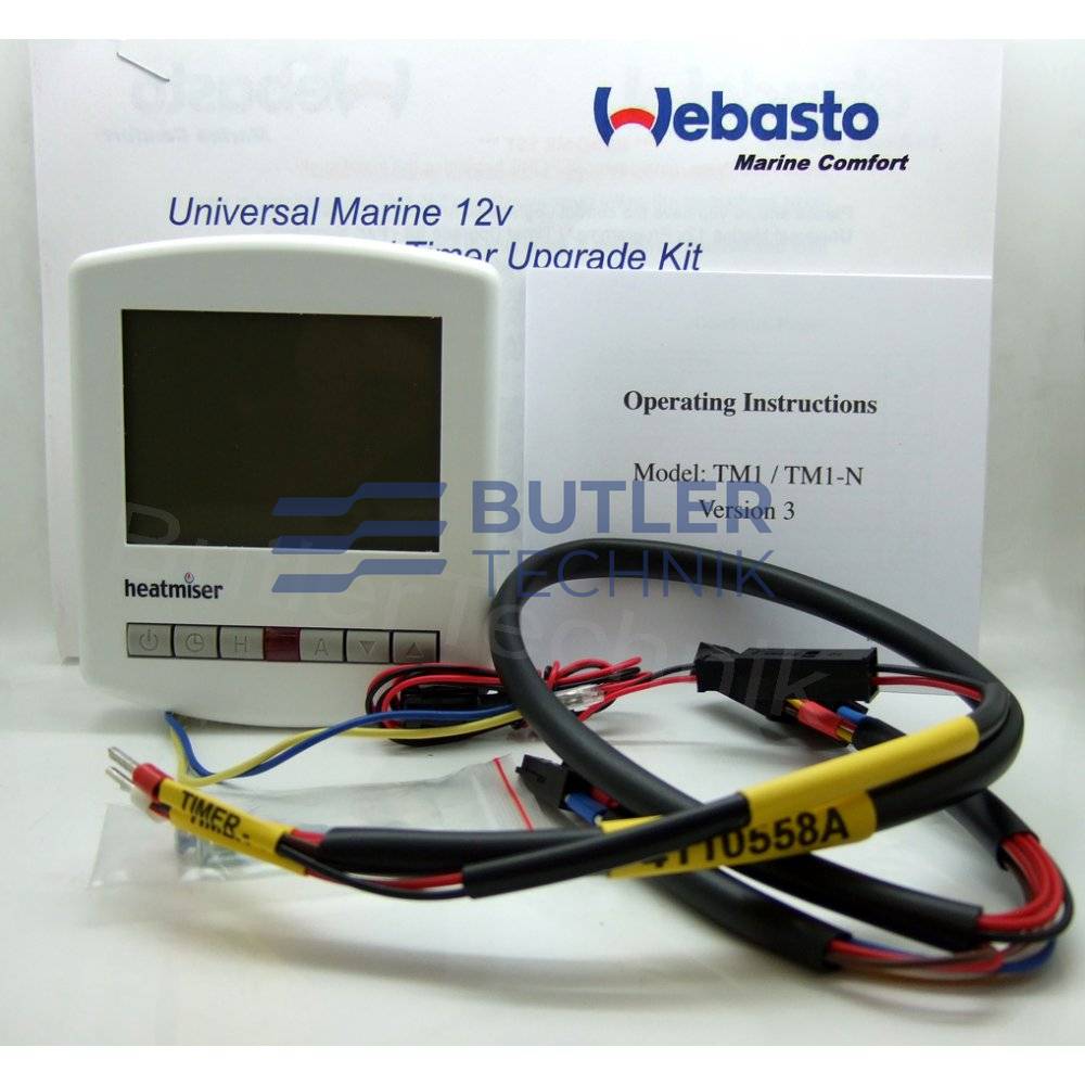 Webasto 7 Day Marine Timer programmer for Airtop EVO 3900 or EVO 5500 12v | 4110555A 