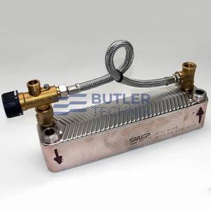 Webasto Motor Home Plate Heat Exchanger with Mixer Valve | 4111209A 