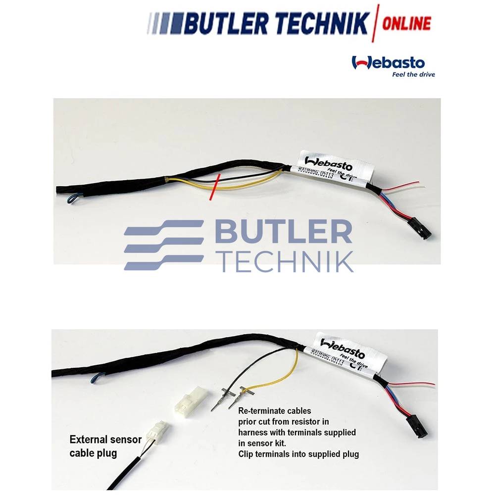 Webasto Air Top 2000 ST heater remote temp sensor 5m | 9005004B