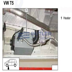 Webasto VW T6 External Heater mount plate bracket 1321080A 