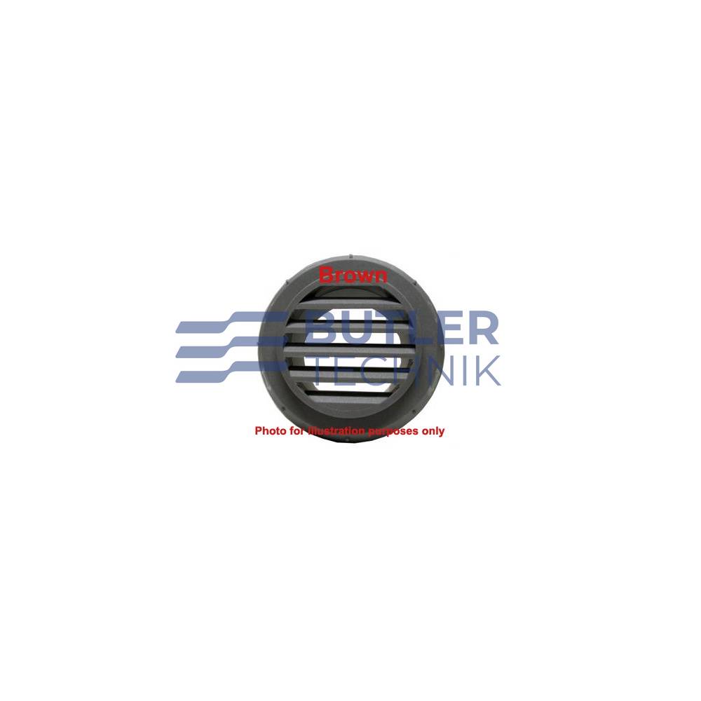 Webasto Air Outlet 60mm brown angled louvre | 9015000A 