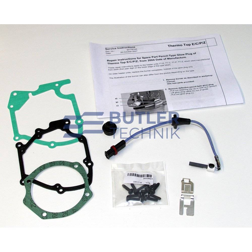 Webasto Thermo Top E/C/P/Z glowpin kit | 9017813B 