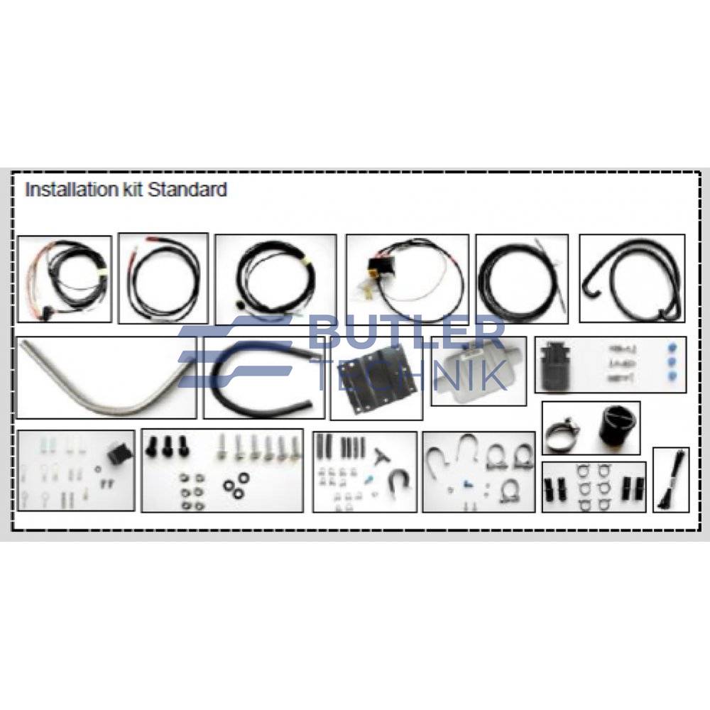 Webasto Thermo Pro 90 12v Water Heater Installation Kit | 9024620A 