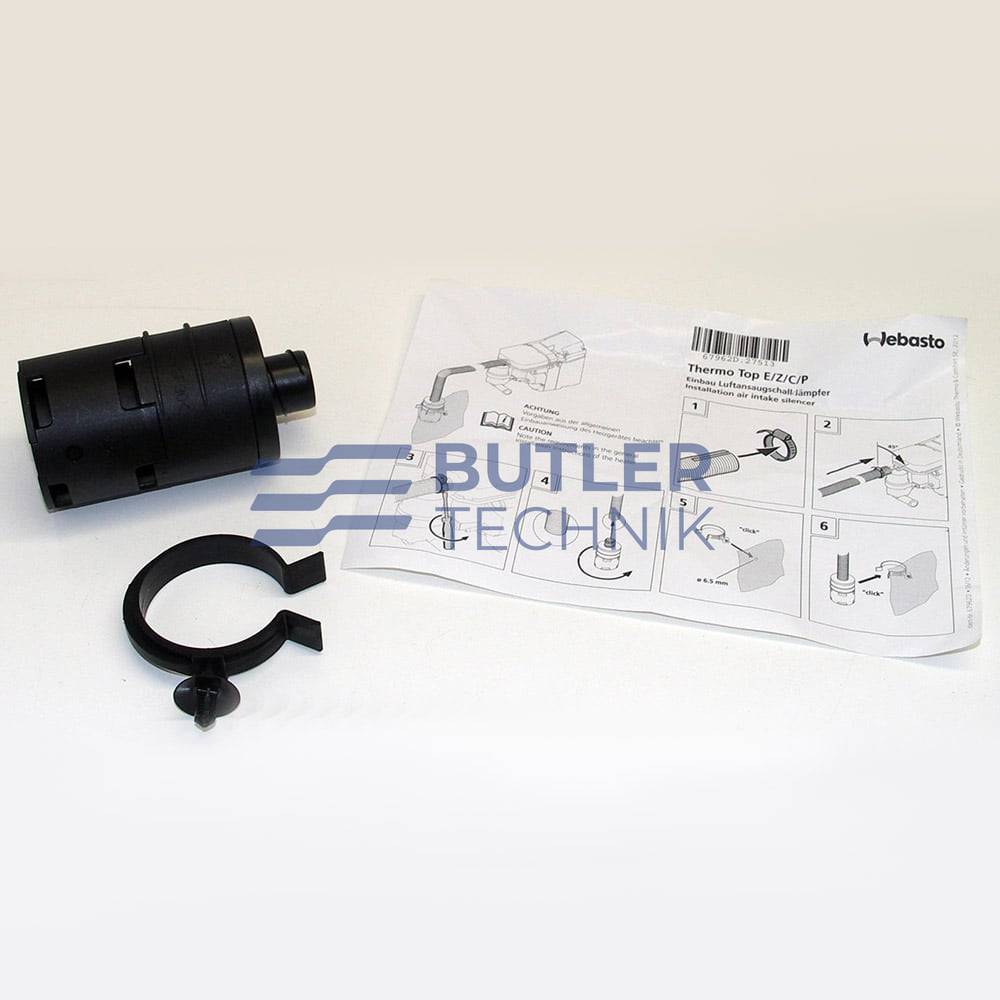 Webasto air inlet silencer Thermo Top Air Top | 98141A | 9026725A 