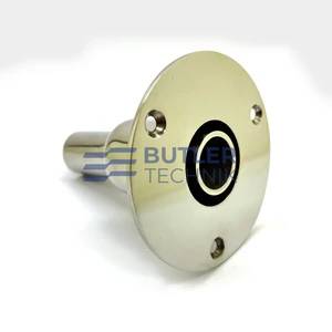 Webasto 24mm exhaust hull skin fitting straight through for Eberspacher or Webasto Marine Heaters 