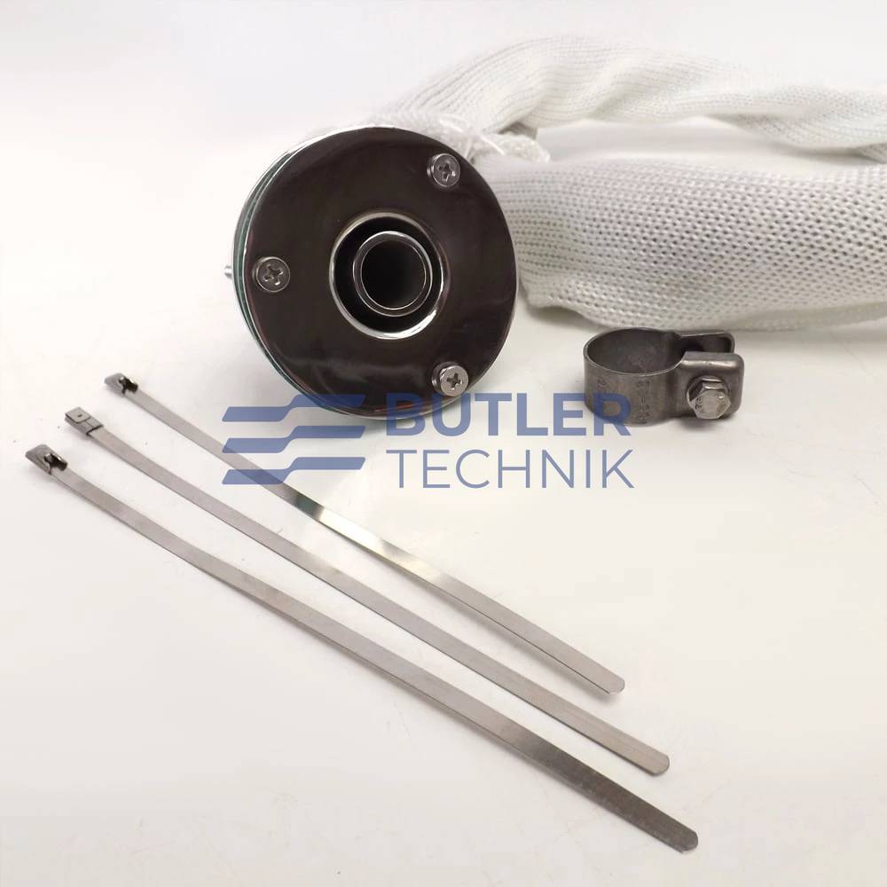 Cildea Thru Hull Exhaust Skin - 24mm Stainless Steel 316 Marine Grade Fitting For Diesel Parking Heaters, Boat, RV, Truck