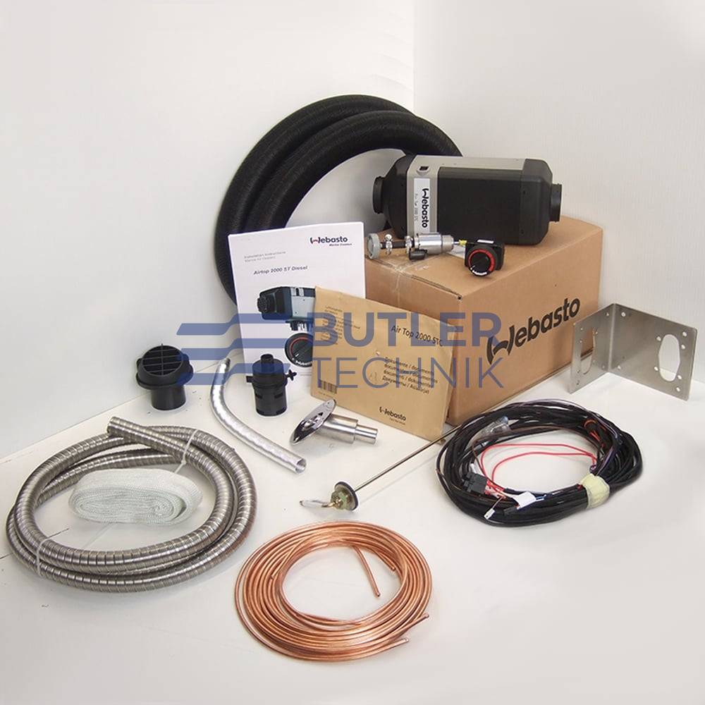 Webasto Air Top 2000 STC 12v Single Outlet Marine kit 