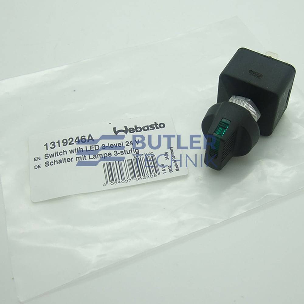 Webasto Heater 3 Position Switch - On Off Vent 24v | 103877 