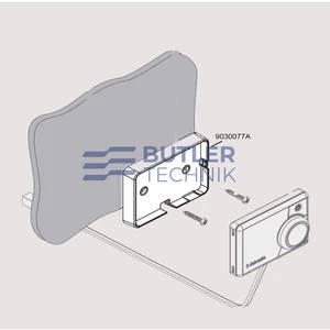 Webasto Smart Control or MultiControl mount plate | 9030077A 