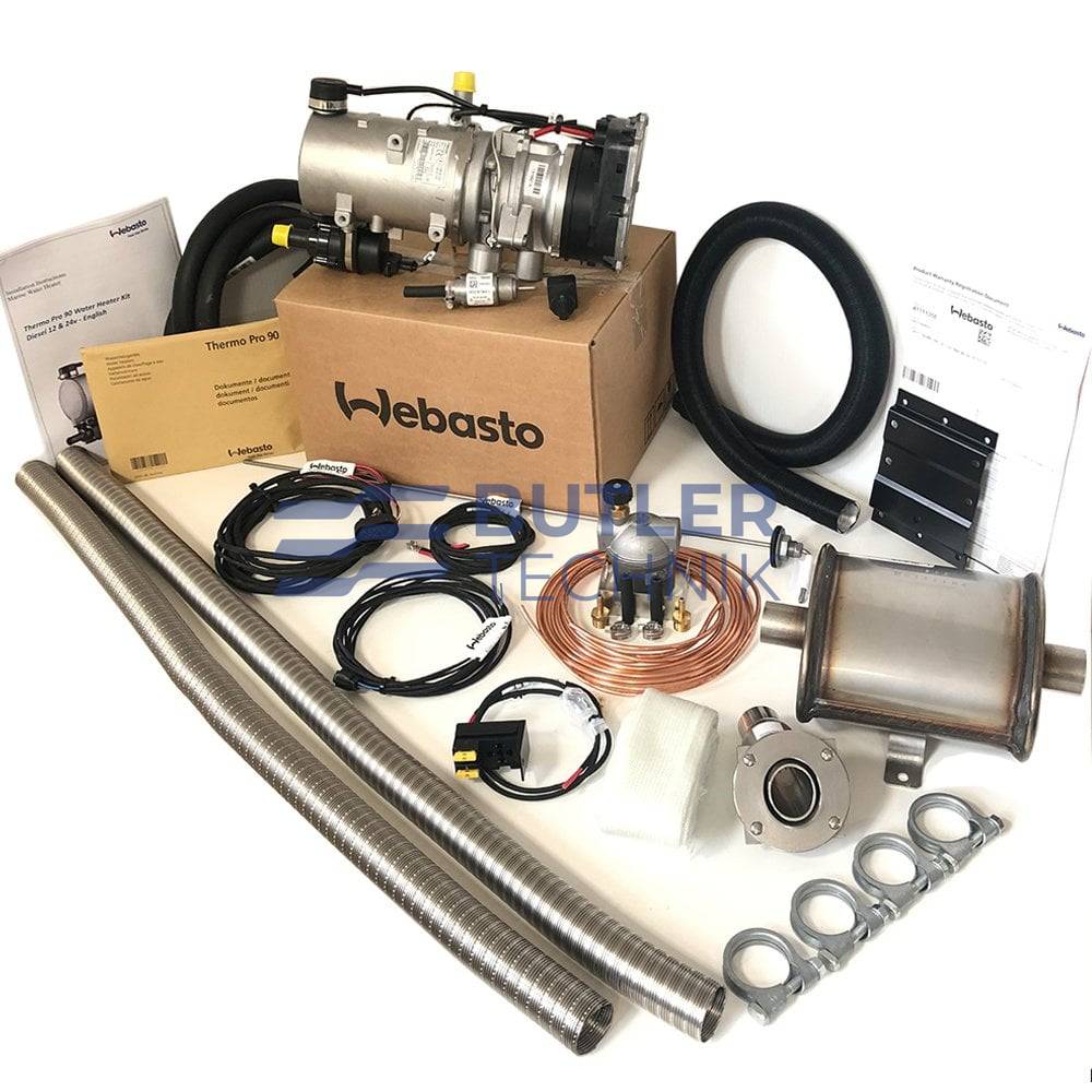 Webasto Thermo Pro 90 12v Marine Kit with switch 