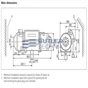 Eberspacher D8LC 24v Basic Kit 