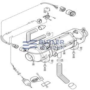 Eberspacher D8LC 24v Basic Kit 