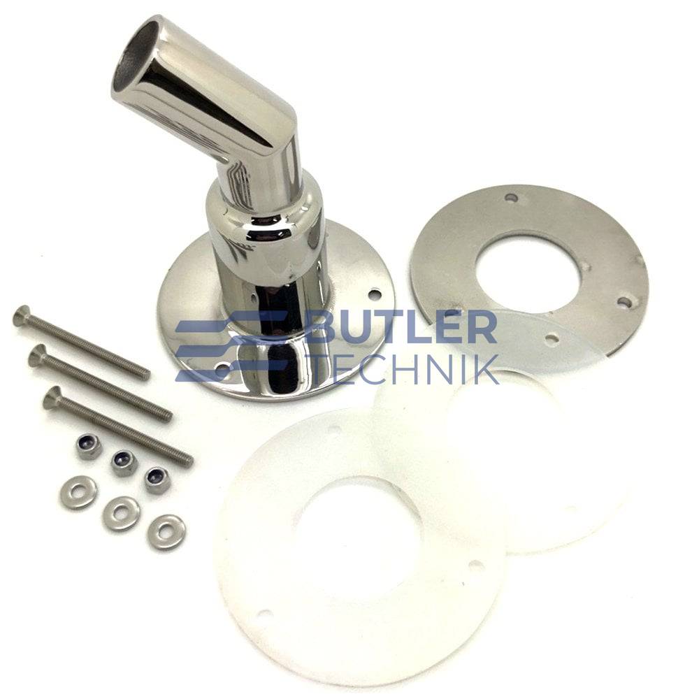 Webasto Eberspacher or  Marine Heater 24mm exhaust hull skin fitting 