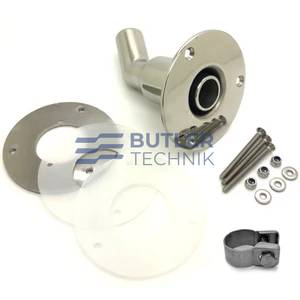 Webasto Marine Heater 24mm exhaust hull skin fitting with Clamp suitable for Eberspacher or Webasto 