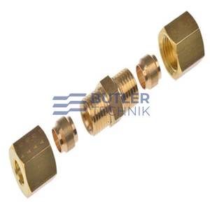 Eberspacher M6 to M4 Straight Compression Fitting | 17019 
