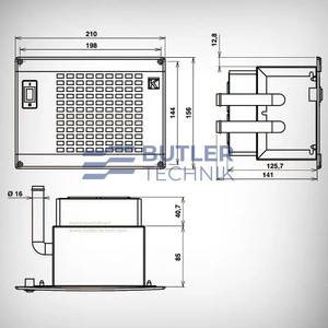 Webasto Silencio FAI 12v - Grey - 1.7 kW Water Heat Exchanger 