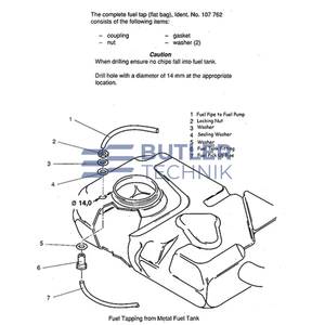 Webasto fuel tank pick up | 107762 