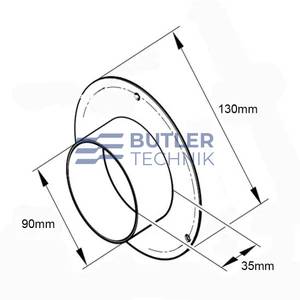 Eberspacher Flange 90mm 