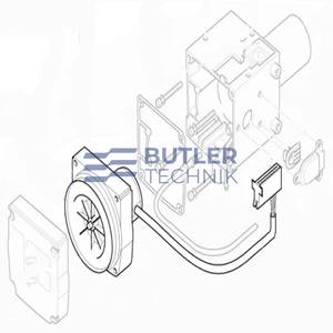 Eberspacher D9W/HYD10 Combustion Air Motor 24v 