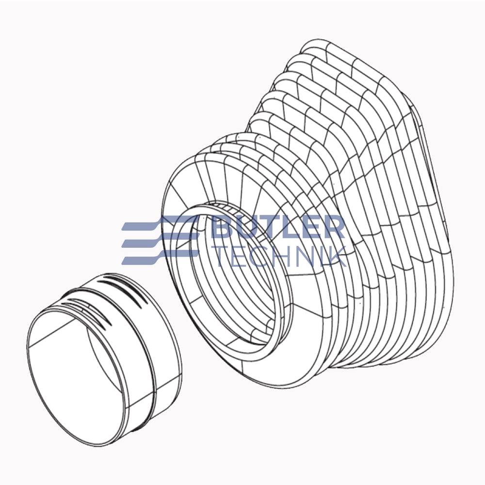 Webasto Dual Top Air Inlet Bellows Kit 