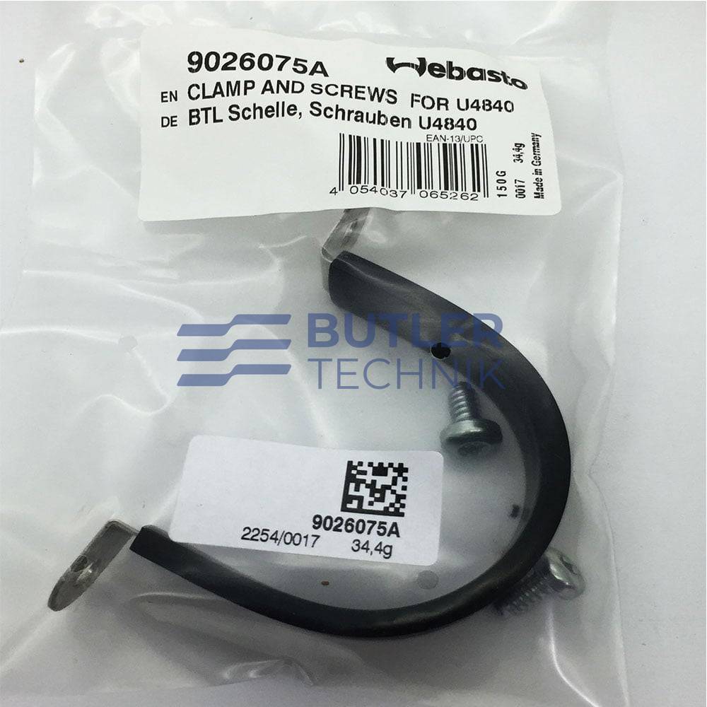 Webasto Mounting Part kit for U4840 Water Pump 