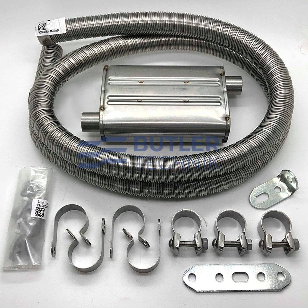 Webasto Exhaust Silencer - Dual Top RHA 100 / 101 / 102 