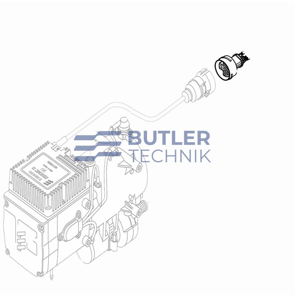 Eberspacher Round Heater Plug kit D8LC HYD10 