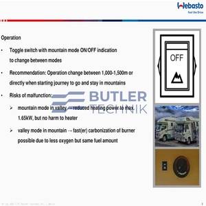 Webasto Air Top 2000ST/STC Altitude Switch 