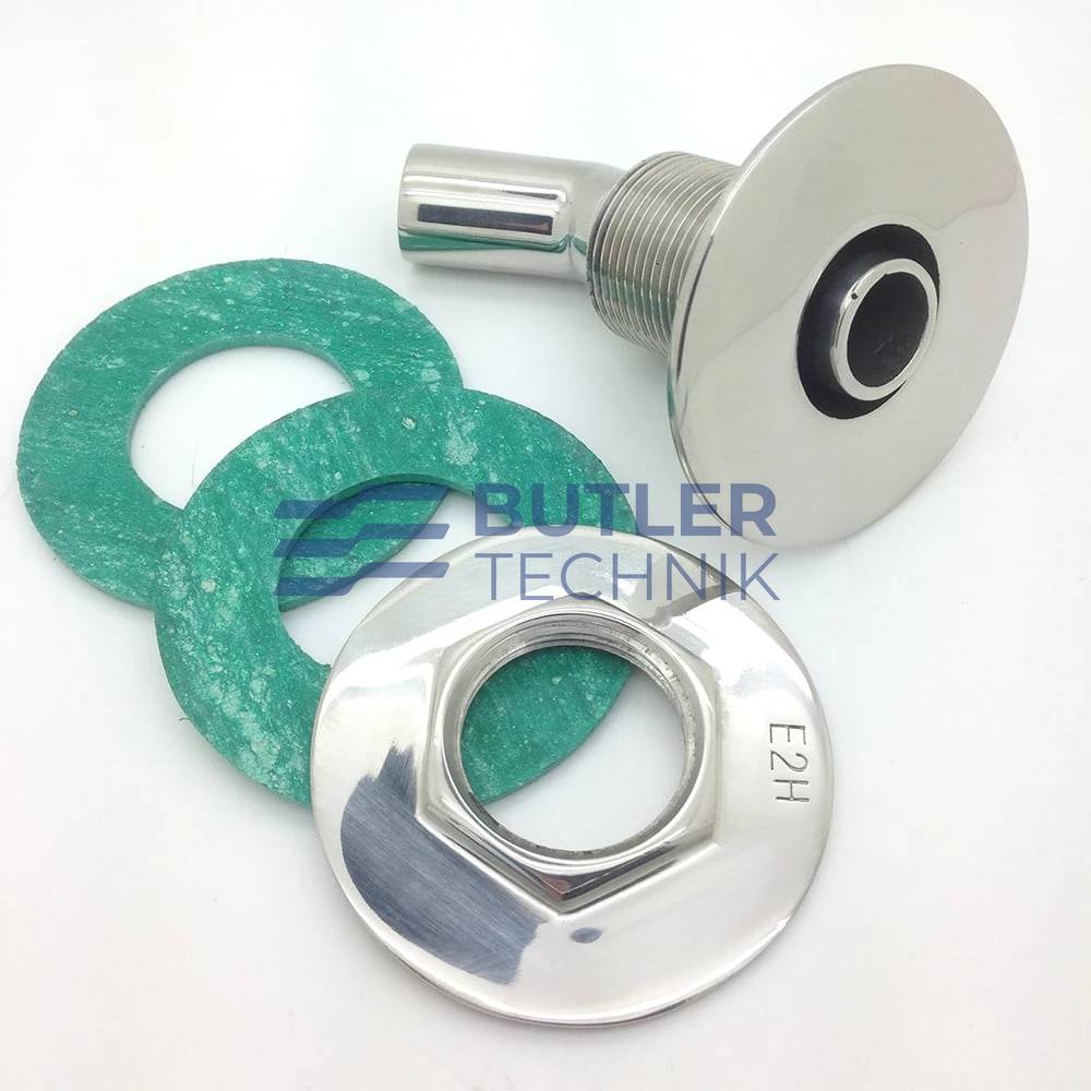 Webasto Eberspacher or Webasto Marine Heater Smartfix Exhaust Hull Fitting 24mm 