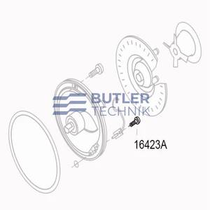Webasto Screw HL90 Fuel pipe DIN 7500 M3 x 8mm 