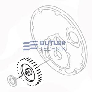 Webasto DBW water heater fuel pump drive gear | 1320041A | 371289 