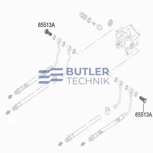 Webasto Banjo Bolt - 1320868A 