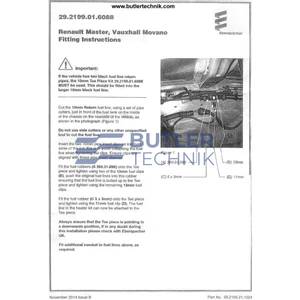 Eberspacher Fuel T Piece Kit 10x6x10 - Renault Master & Vauxhall Movano 