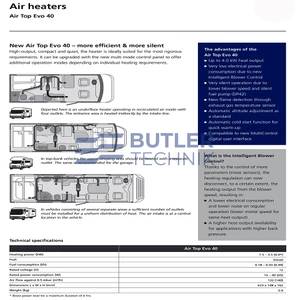 Webasto Air Top Evo 40 RV Universal Heater kit with rotary control 12v | 9029235B 