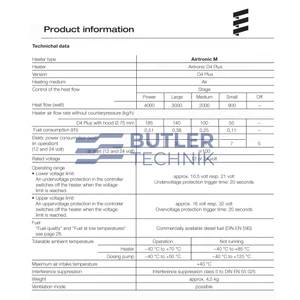 Eberspacher Heater D4 Plus Airtronic 24v 