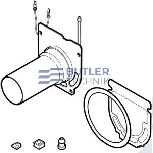 Eberspacher Combustion chamber D5S II - 24v 