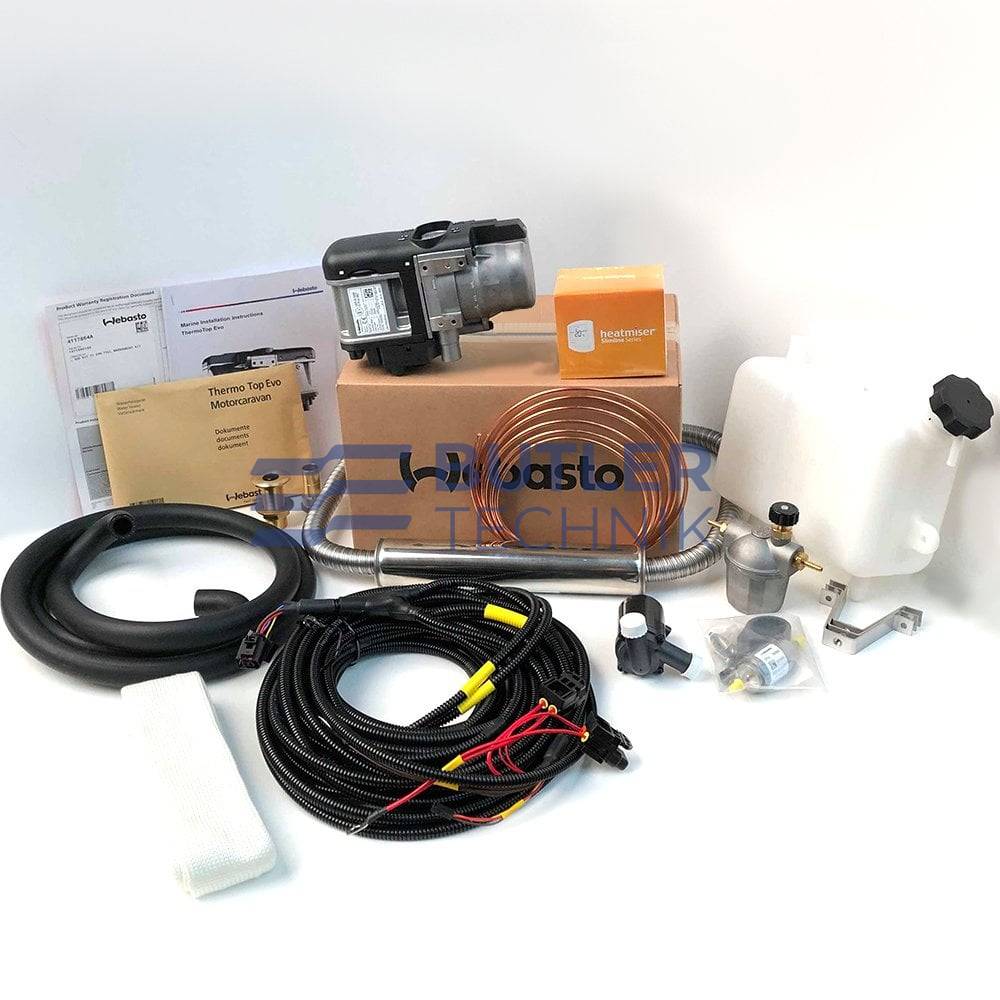 Webasto Thermo Top Evo 5 Diesel Narrowboat kit with seven day timer 