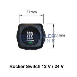 Webasto Thermo Top Water Heater Rocker Switch On Off 12v or 24v | 9032550A 