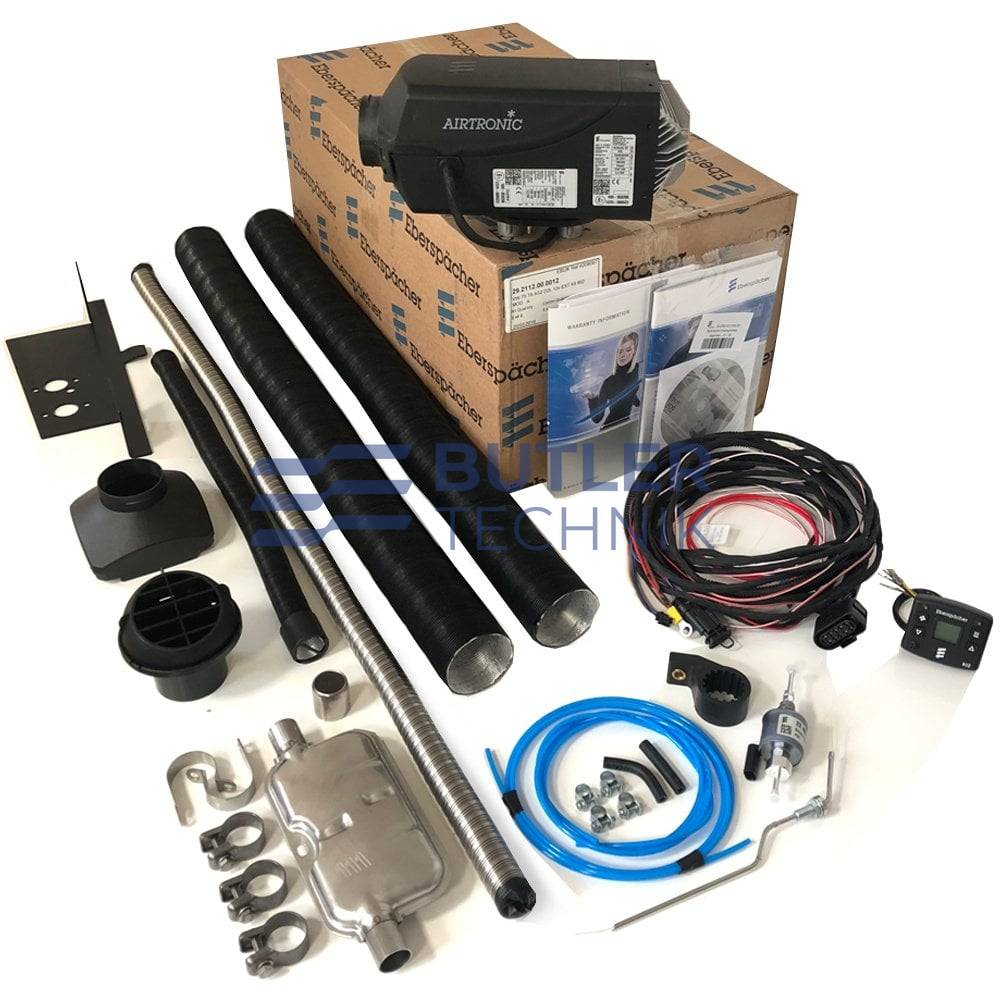 Eberspacher Airtronic S2 Volkswagen T5 T6 VW D2L  External Mount Kit inc 802 Digital Controller 12v | 292112000012 